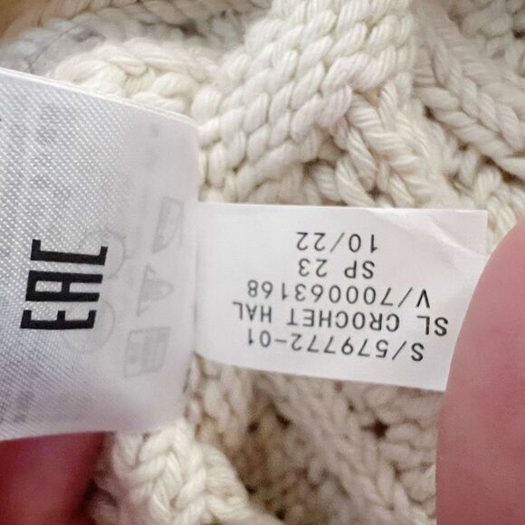 Banana Republic TAMRA COTTON SWEATER TANK Size Large Cream - Picture 7 of 9